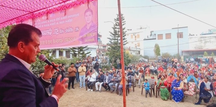 कैबिनेट मंत्री का इंदिरानगर के नागरिकों ने जताया आभार